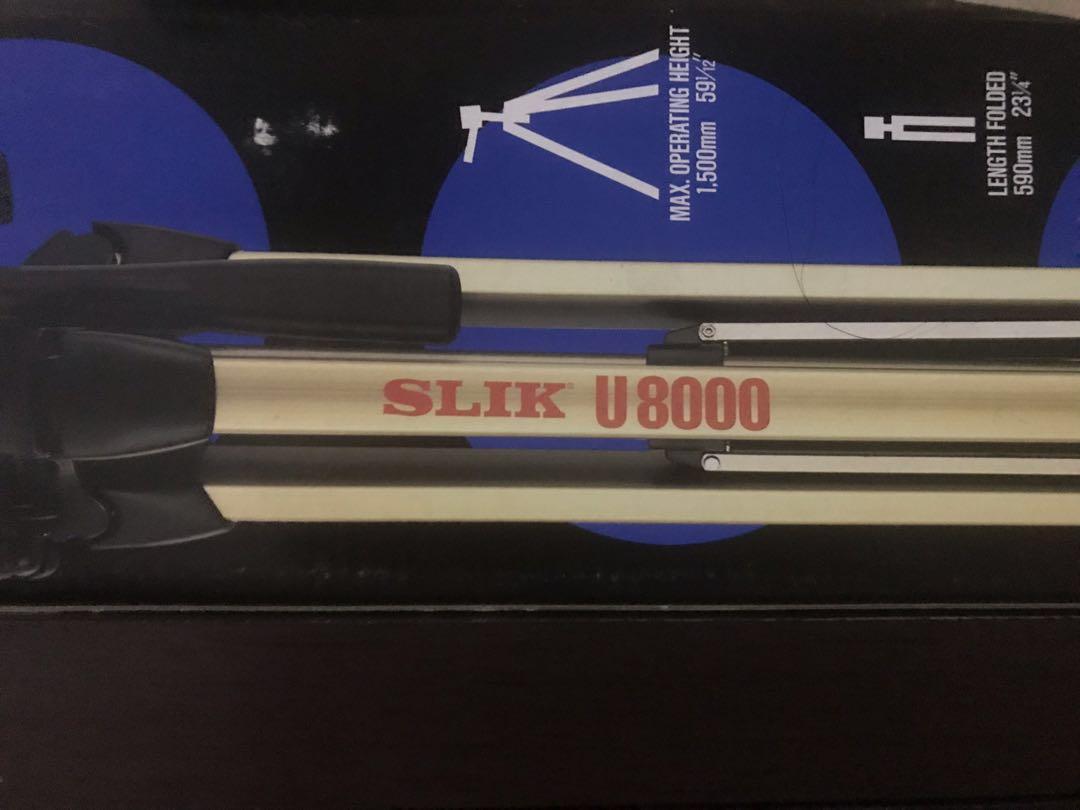 SLIK TRIPOD U8000, Photography, Photography Accessories, Tripods