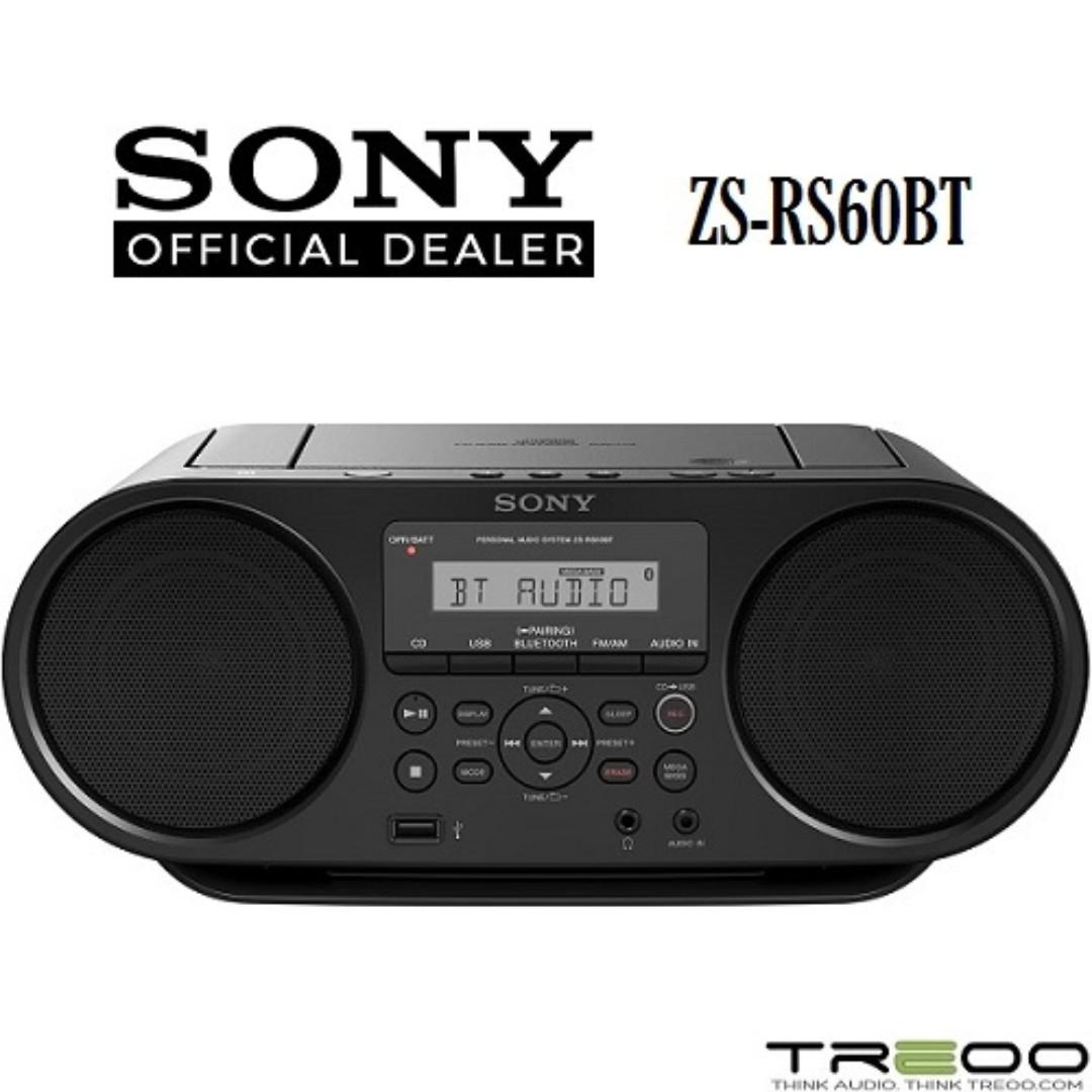 sony zsrs60bt cd boombox