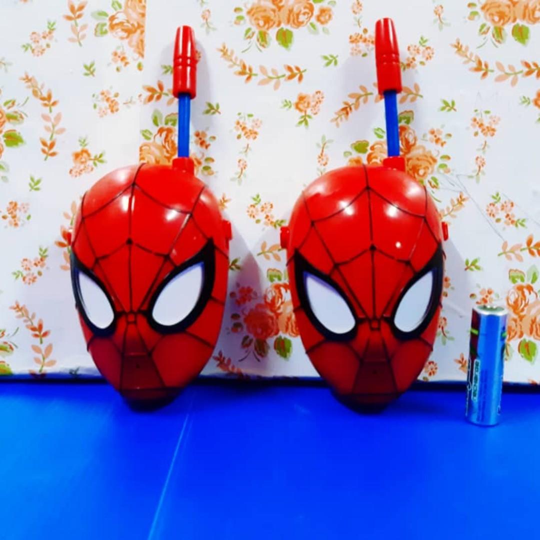 SpiderMan Walkie Talkie, Hobbies & Toys, Toys & Games on Carousell
