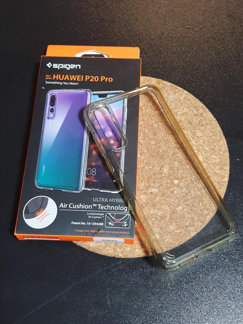 Spigen Huawei P20 pro clear cover Mobile Phones Gadgets Mobile Gadget Accessories Cases Sleeves on Carousell