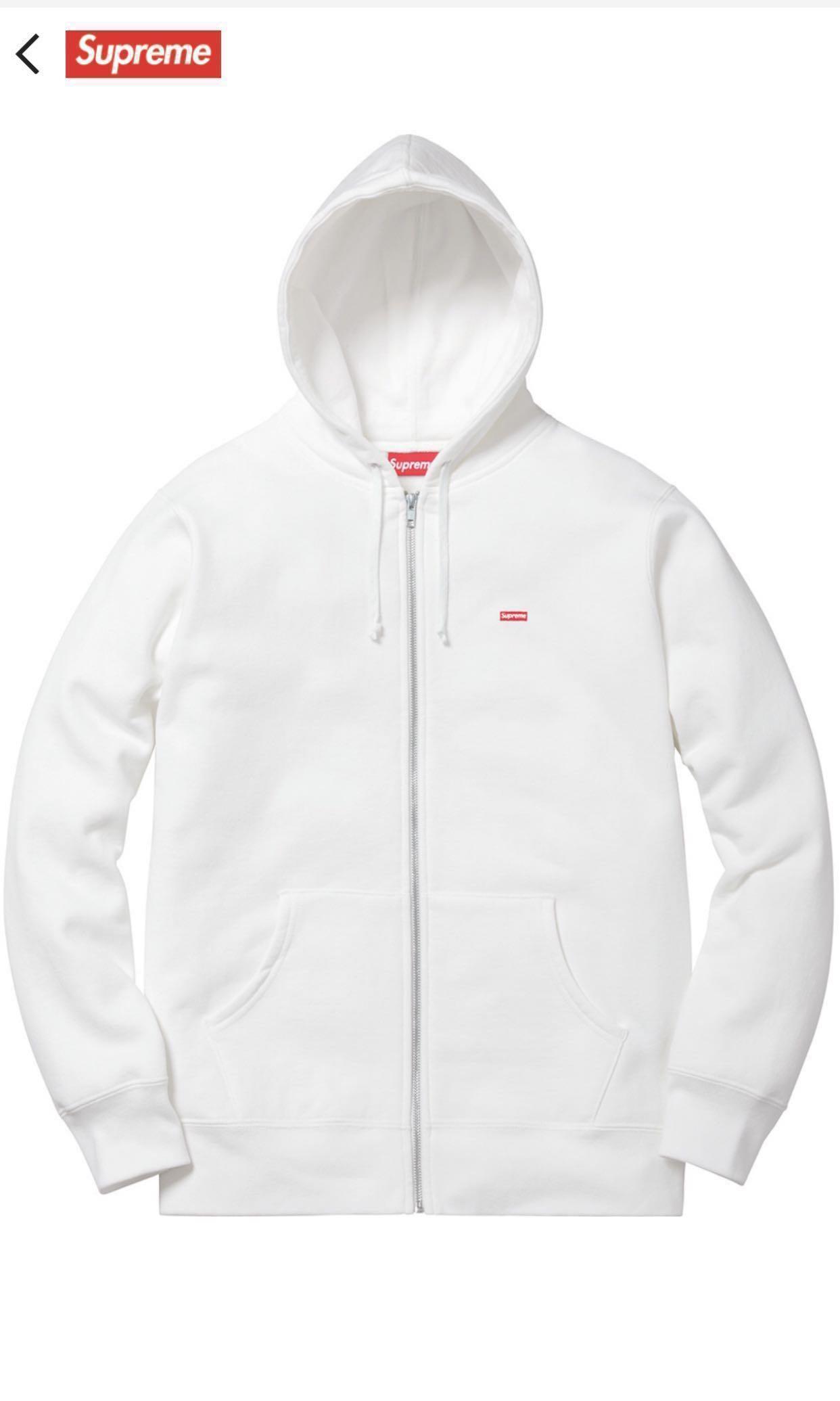 supreme small box zip up sweatshirt
