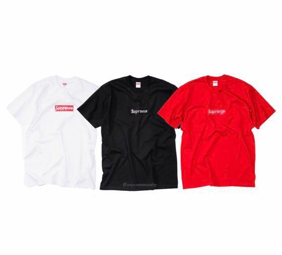 t shirt supreme swarovski