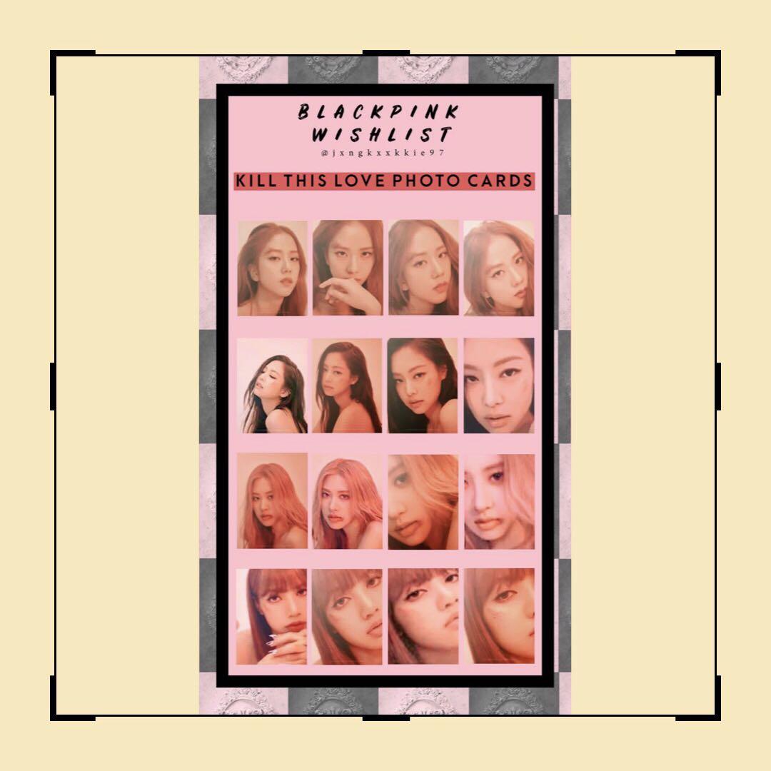 Template Blackpink Kill This Love Album Entertainment K Wave On Carousell
