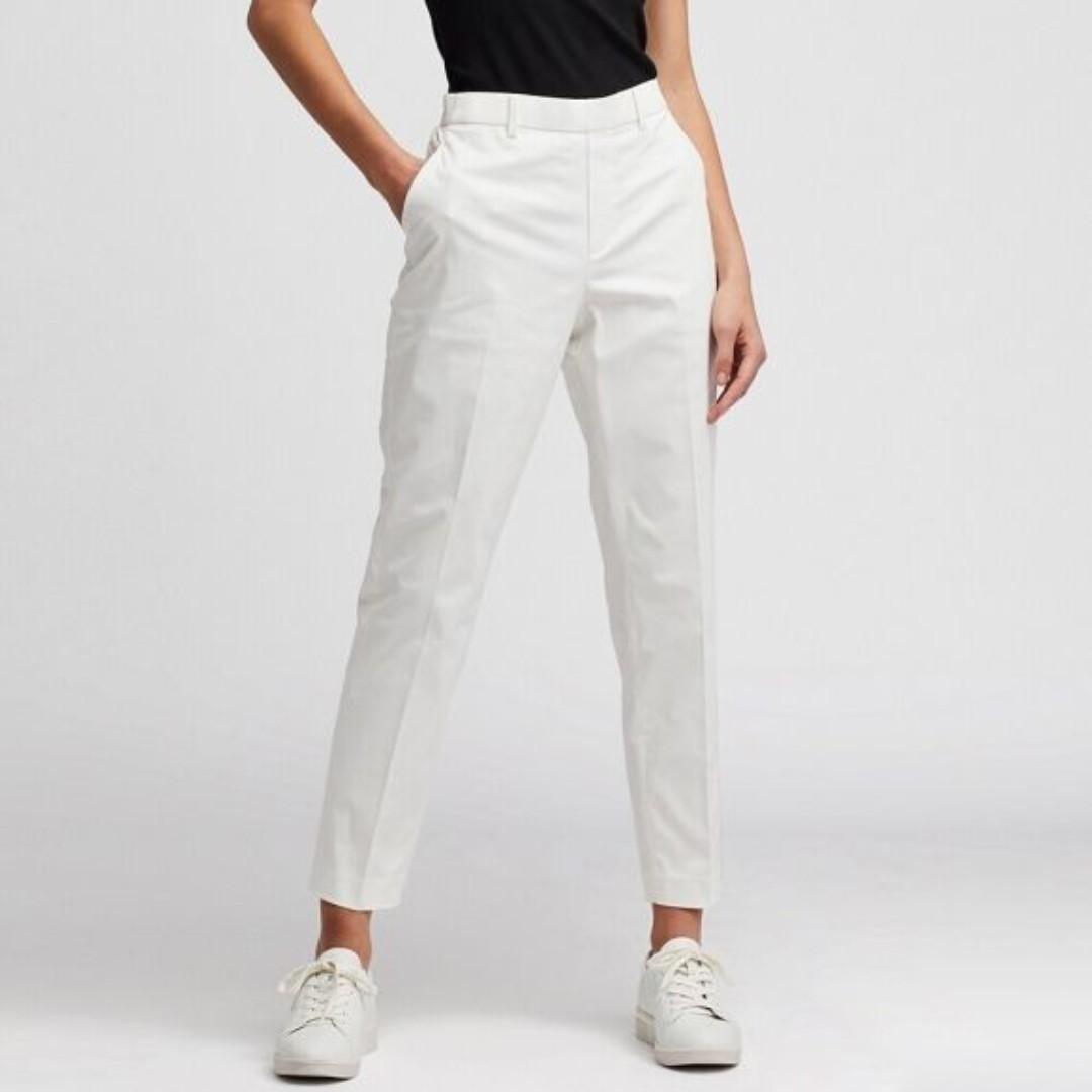 white ankle pants womens