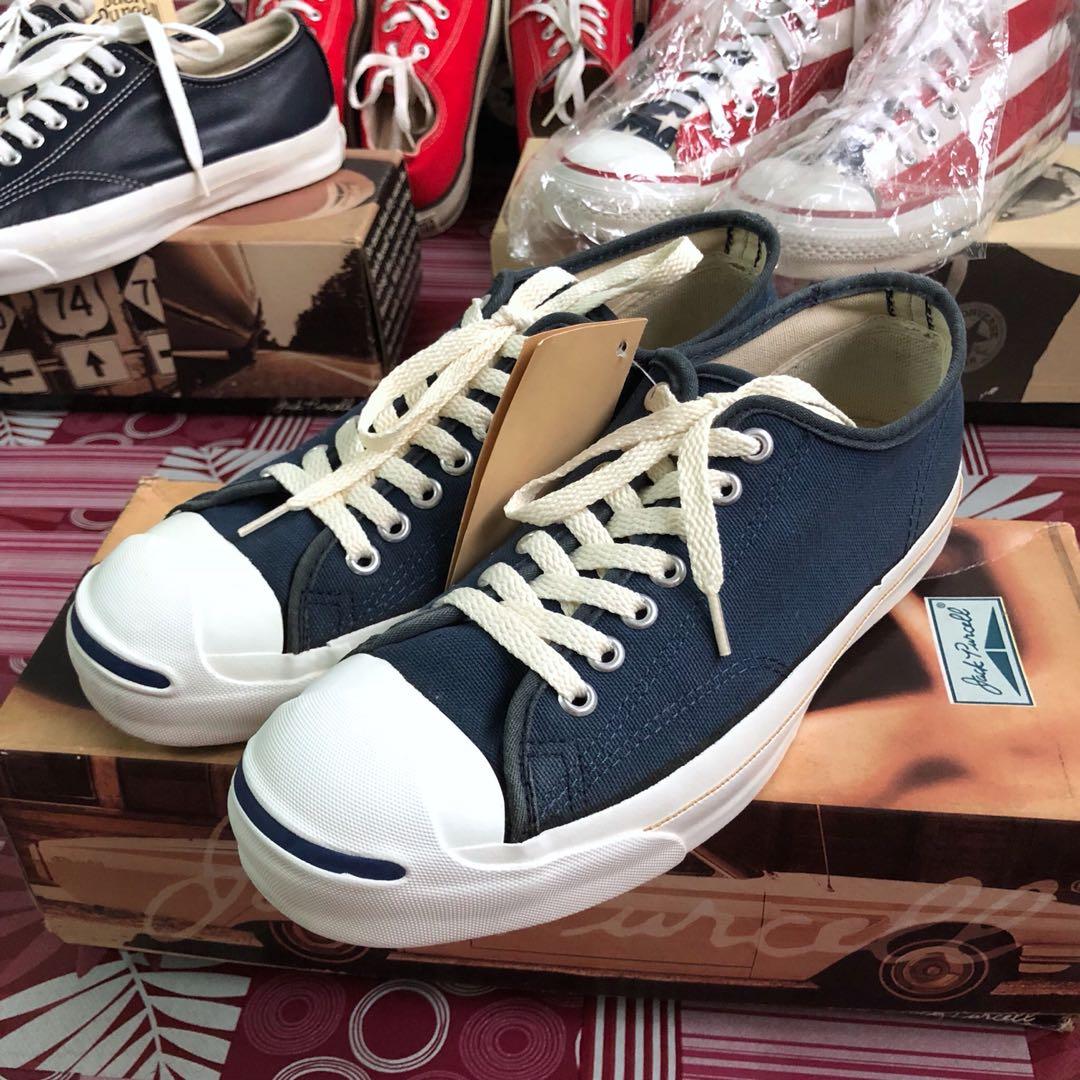Vintage Converse Jack Purcell Navy Made in USA Size 7.5 Men s