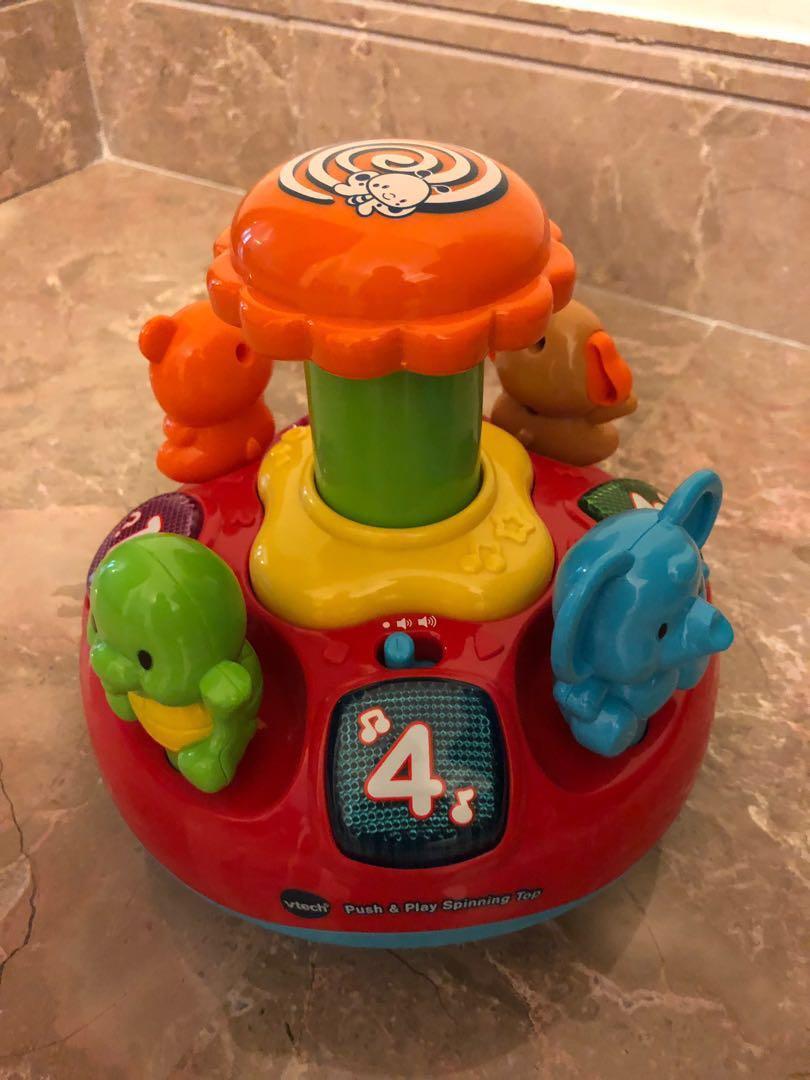 vtech push and play spinning top