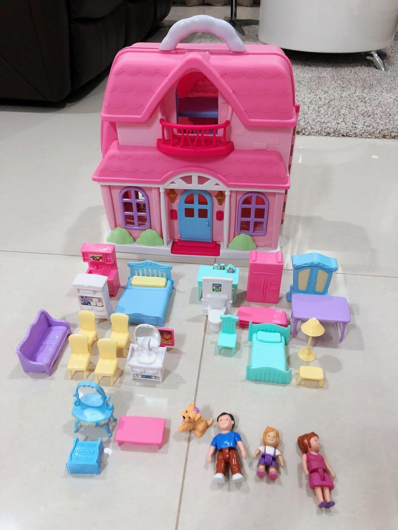 you & me family cottage dollhouse playset