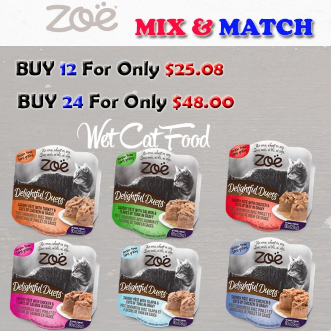 Zoe wet cat food Clearance