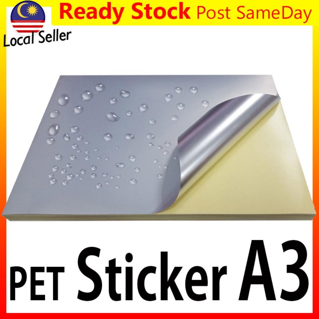 A3+Laser Pet Rightint Carton A3, A3+, OEM merchandise glossy sticker paper  - China 10ml vial labels, sticker