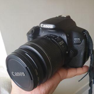 CANON 650D + 50MM and 10-18mm lens