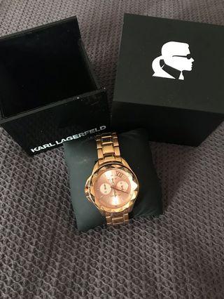 Karl Lagerfeld Rose Gold Watch (Womens)