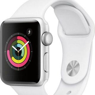 BNIB Apple Watch Series 3 (GPS 38mm) - Silver Aluminum with White Sport Band