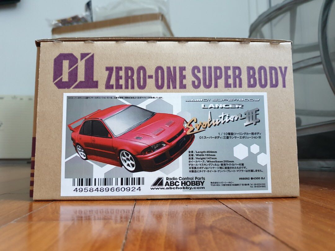 ABCホビー ランサーエボリューションⅢ 1/10 ラジコンボディ ラジコン