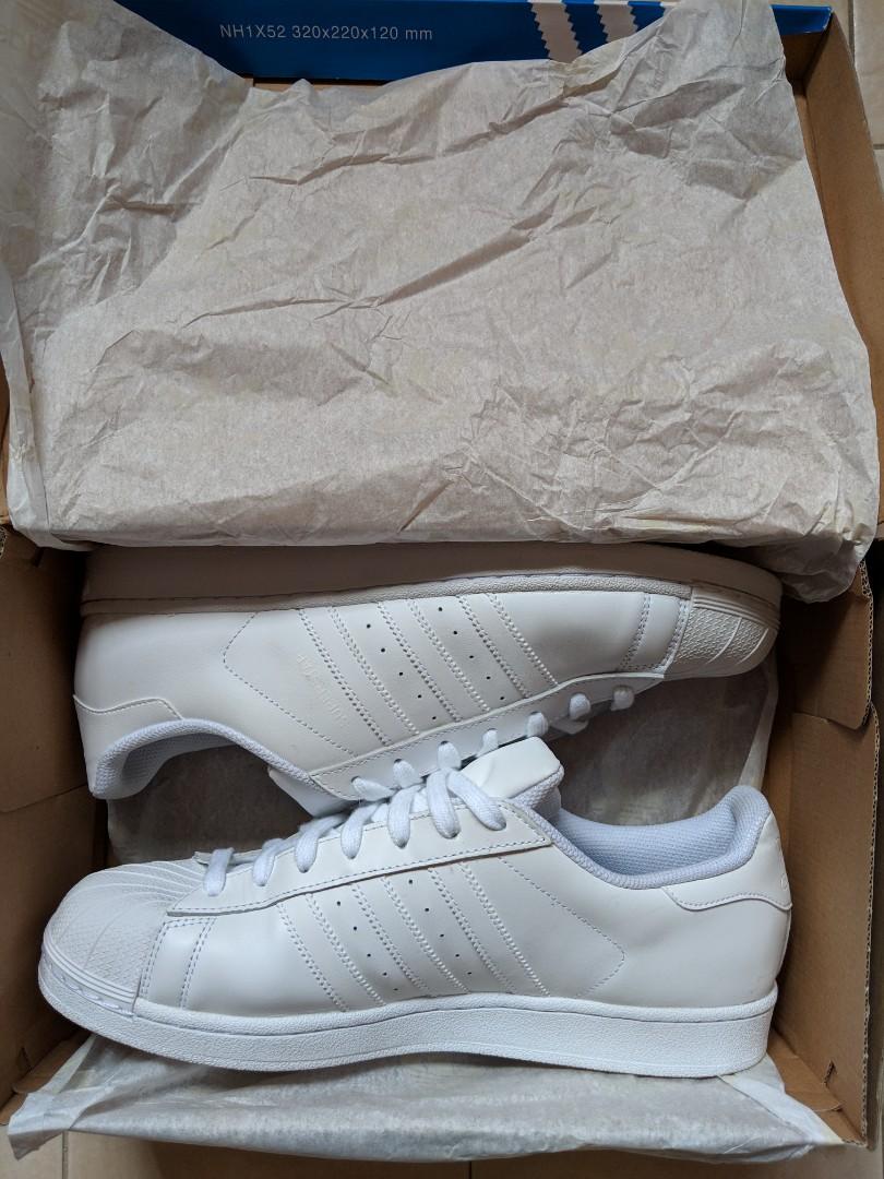 Adidas Superstar All White, Men's Fashion, Footwear, Sneakers on Carousell