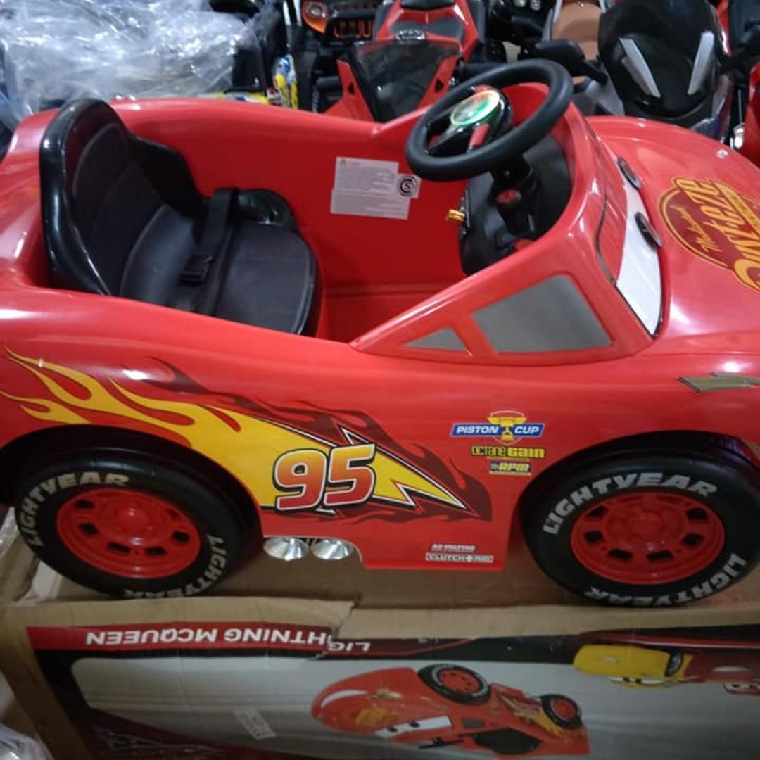 All New Lightning Mcqueen Electric Ride On Toy Car for Kids, Hobbies & Toys, Toys & Games on