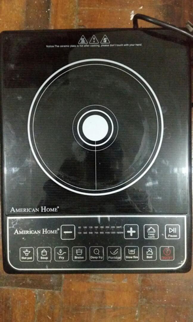 Repriced American Home Induction Cooker Tv Home Appliances Kitchen Appliances Cookers On Carousell