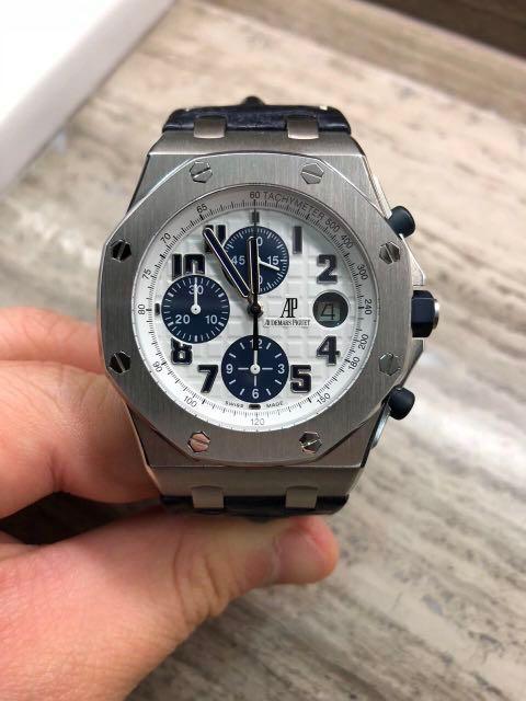 Ap Audemars Piguet Royal Oak Offshore Navy Fixed Price Men S Fashion Watches On Carousell This modern icon continues to disrupt the scene and showcases innovation and excellence by audemars piguet. carousell