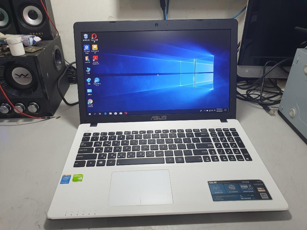 ASUS X552M Laptop 15'inch SSD 120G 4G Nvidia 820m win10 notebook, 電腦及科技 ...