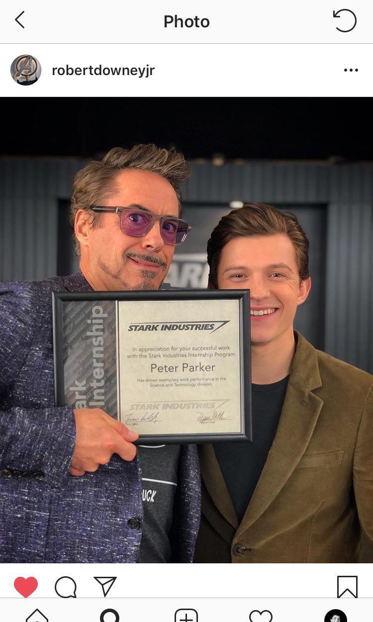 Avengers Stark Industries Internship Certificate Hobbies Toys