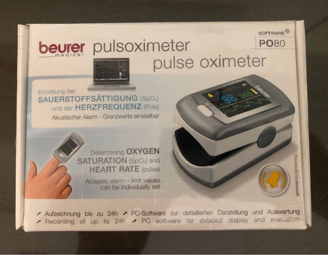 lager kerne Remission Beurer PO 80 pulse oximeter #EndgameYourExcess, Health & Nutrition, Health  Monitors & Weighing Scales on Carousell