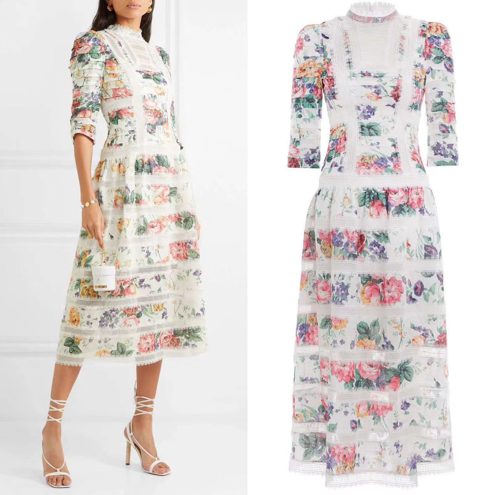 Allia pintuck shop long dress