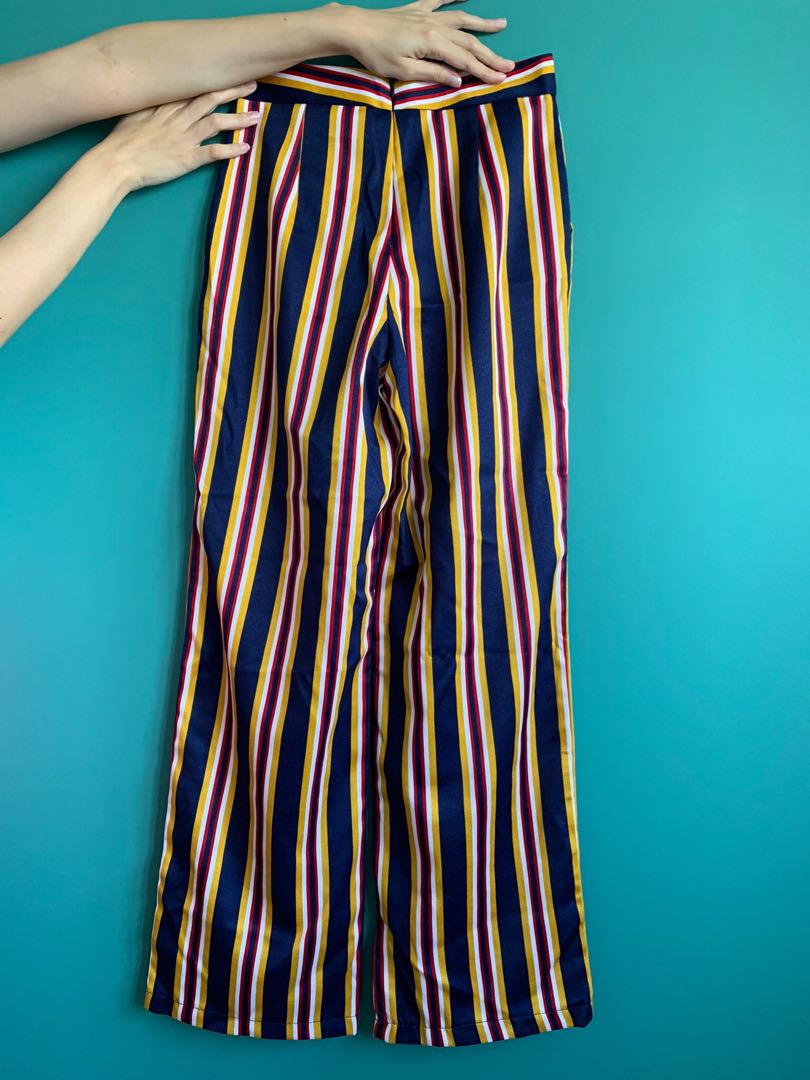 Brand New Multi-Coloured Striped Pants 