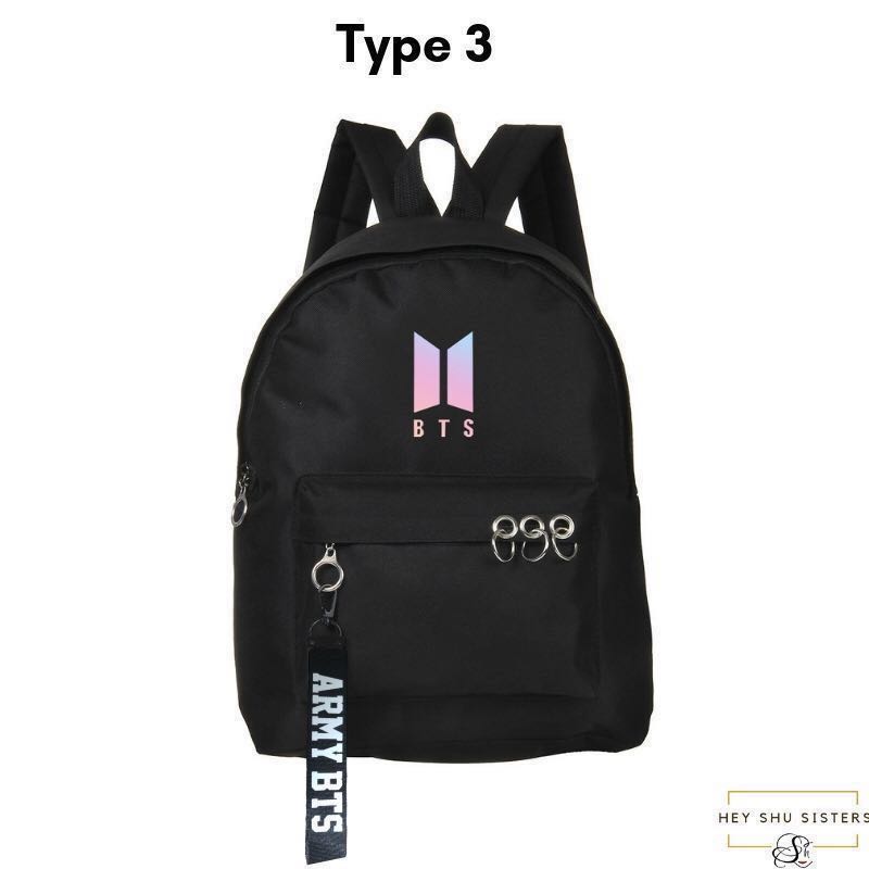 BTS backpack with BTS Army bag strap 