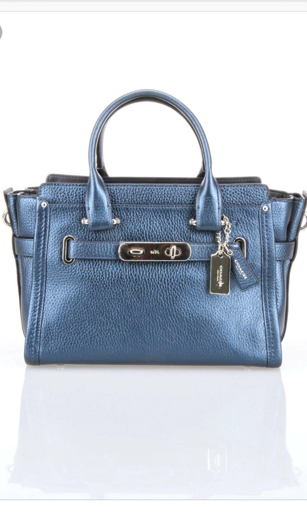 Coach swagger 27 blue on sale