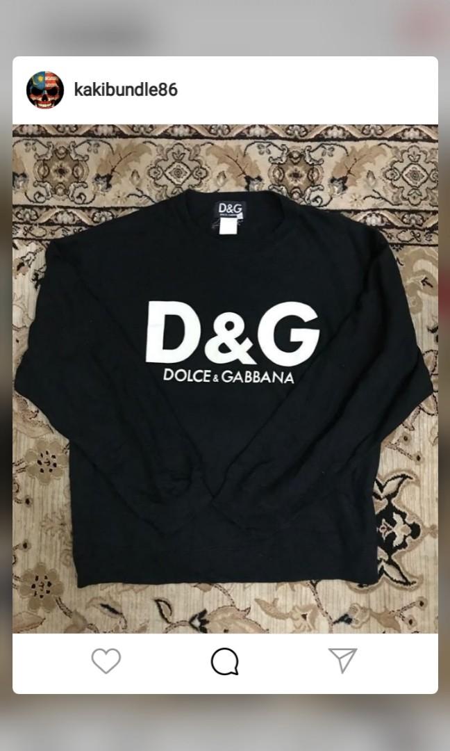 DOLCE & GABBANA SWEATSHIRT MADE IN KOREA, Men's Fashion, Tops & Sets,  Tshirts & Polo Shirts on Carousell