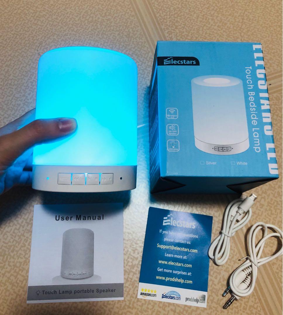 Elecstars led touch bedside best sale lamp manual