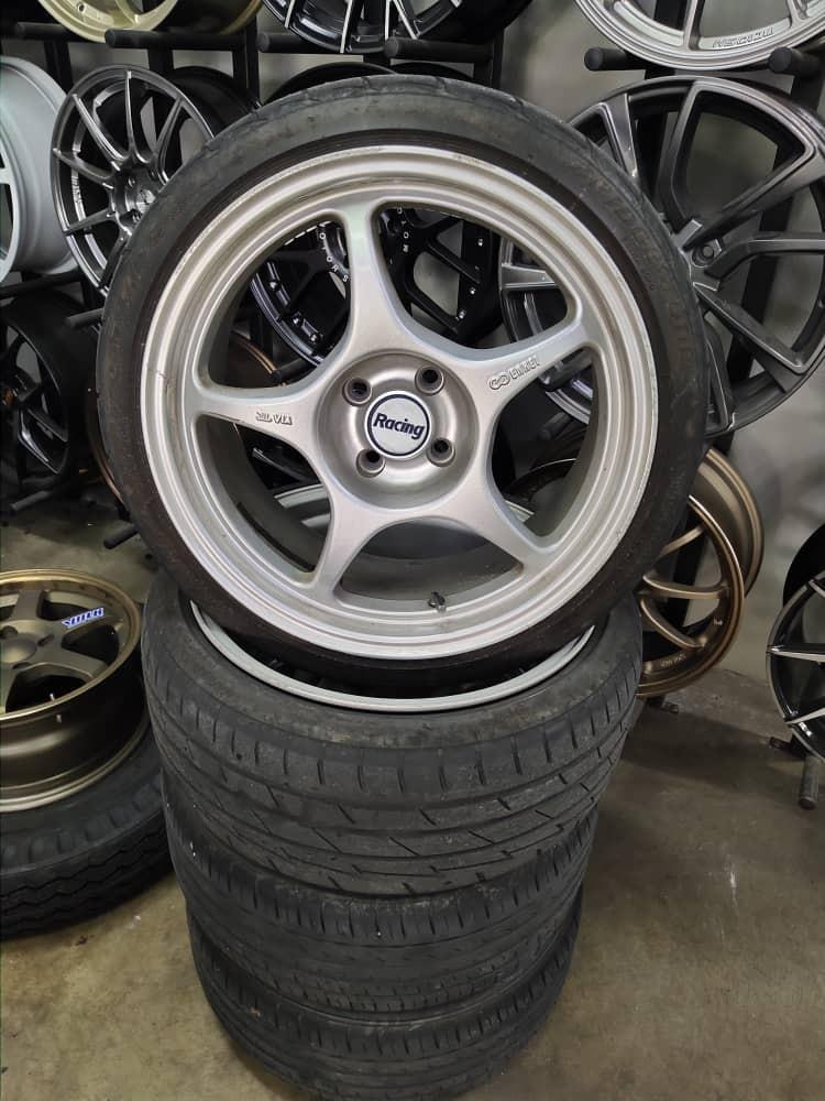 Enkei Rpo1 8jj 4x100 Untuk Wira Satria Myvi Alza Vios Tayar 60 70 Auto Accessories On Carousell