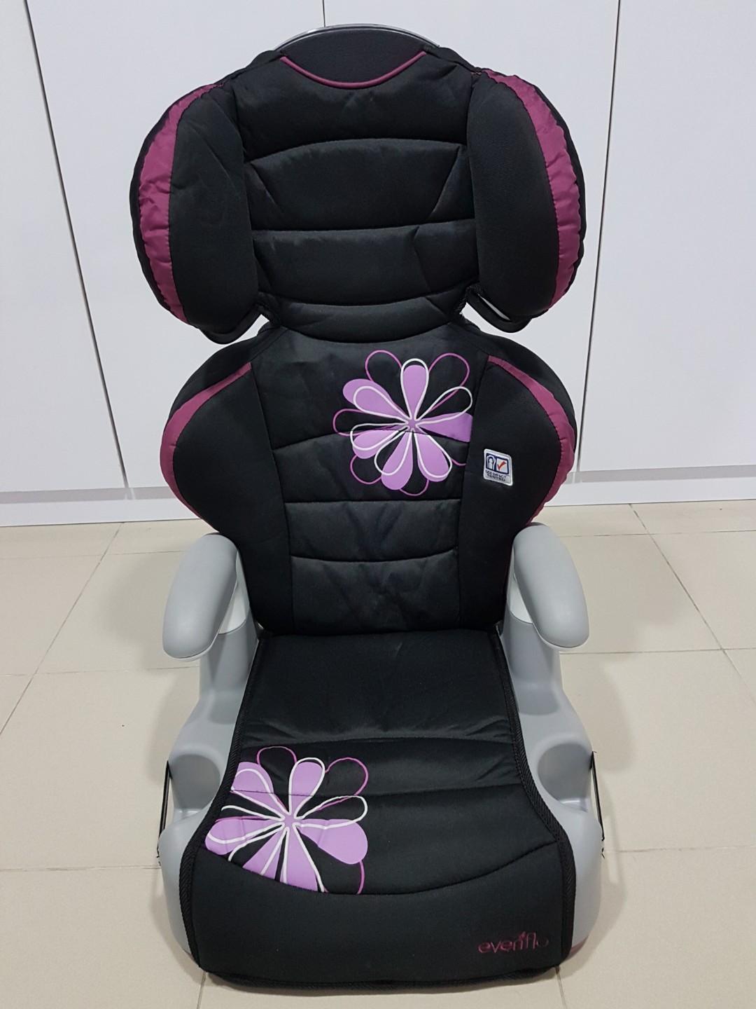 Evenflo Amp High Back Booster Seat Babies Kids Going Out Car