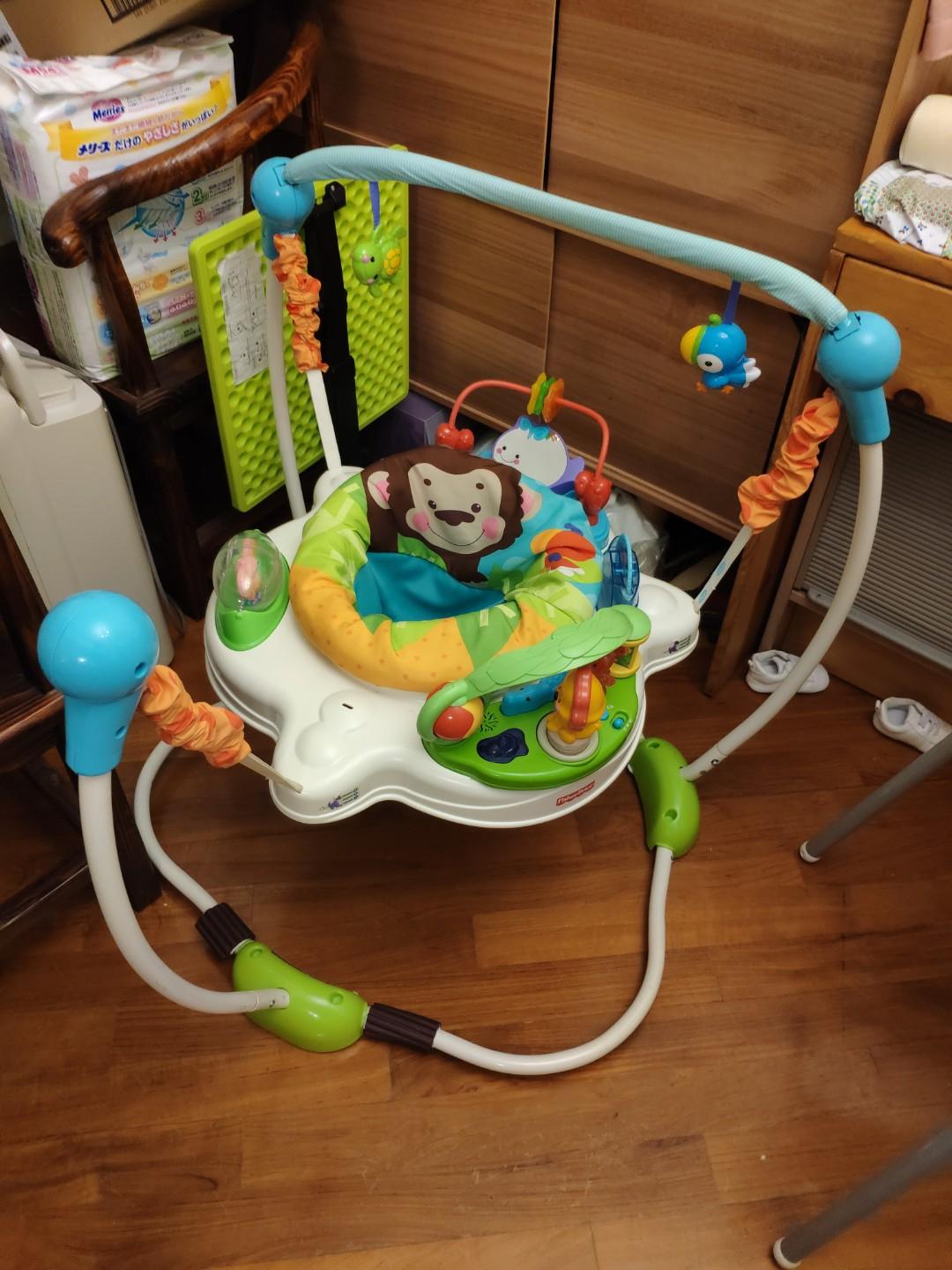 wooden baby jumperoo