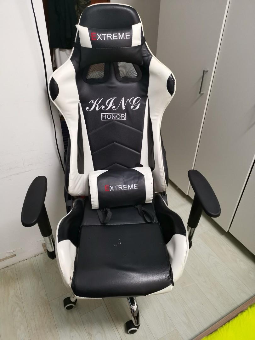 Gaming Chair Furniture Home Living Furniture Chairs on Carousell