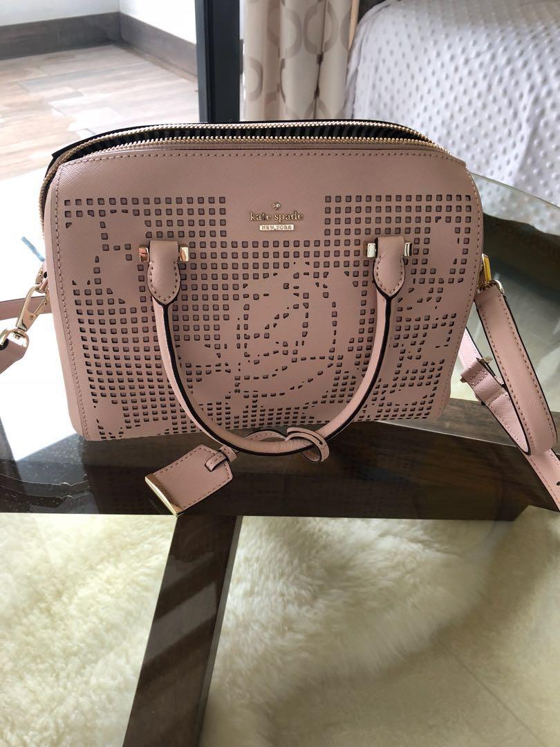 Kate spade perforated outlet satchel
