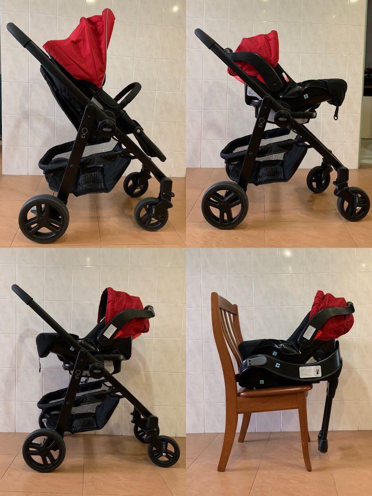 Graco Evo Stroller Car Seats Travel System Babies Kids Strollers Bags Carriers On Carousell