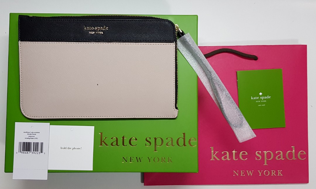 kate spade l zip wristlet