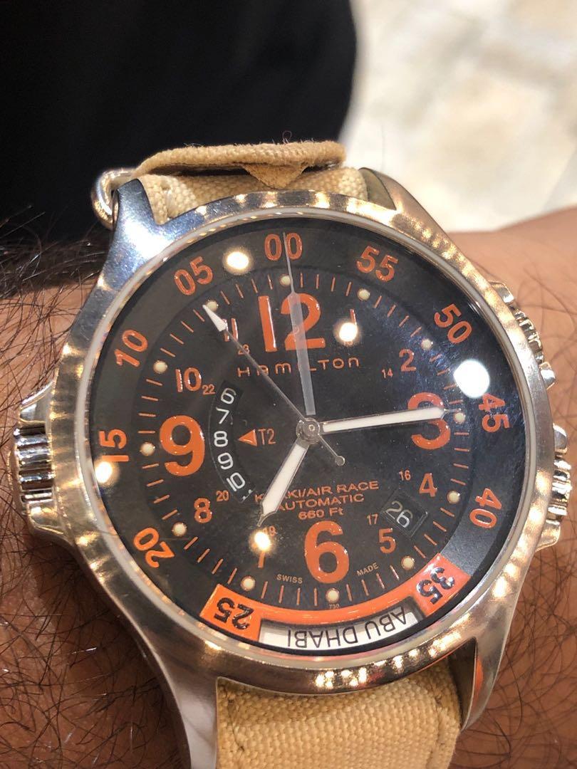 Hamilton khaki discount air race gmt