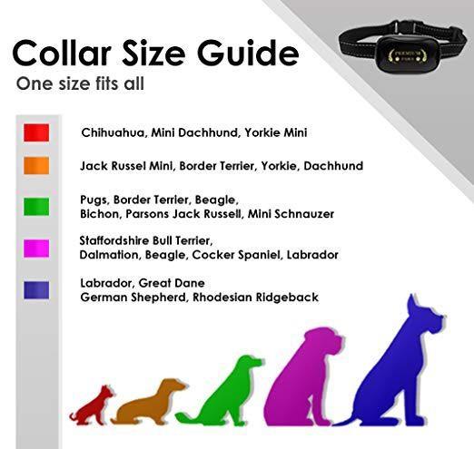 HG168 Premium Paws Advanced Intelligence Anti Bark Dog Collar. Stop Dogs Barking with Sound Vibration Small Large Dogs No Shock No Spray Dog Bark Collar Pet Supplies Homes