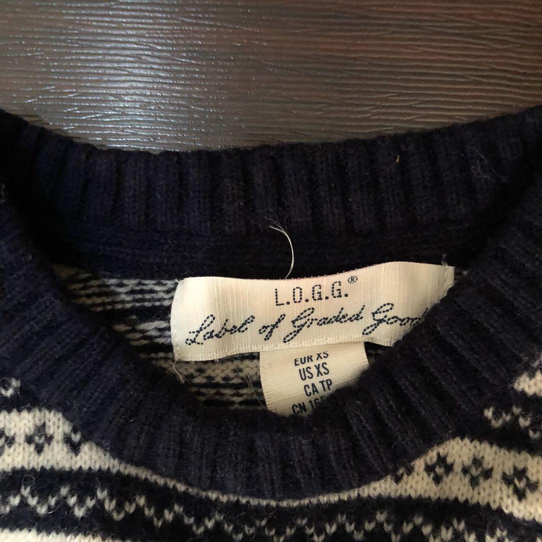 H&M Navy/White Knitwear (Category: Sleep and Loungewear) located in Marikina City. Submitted by lienonerom (Listing ID 226235510, Image 2). Description: Condition: 9+/10 Issues: almost no signs of wear Preferred meetups: Marikina, Cubao, and Sta. Lucia areas.