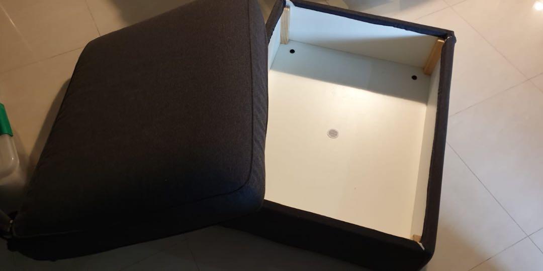 Ikea kivik sofa foot rest, Furniture & Home Living, Furniture, Sofas on Carousell