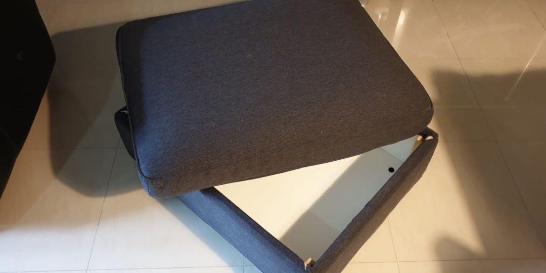 Ikea kivik sofa foot rest, Furniture & Home Living, Furniture, Sofas on Carousell