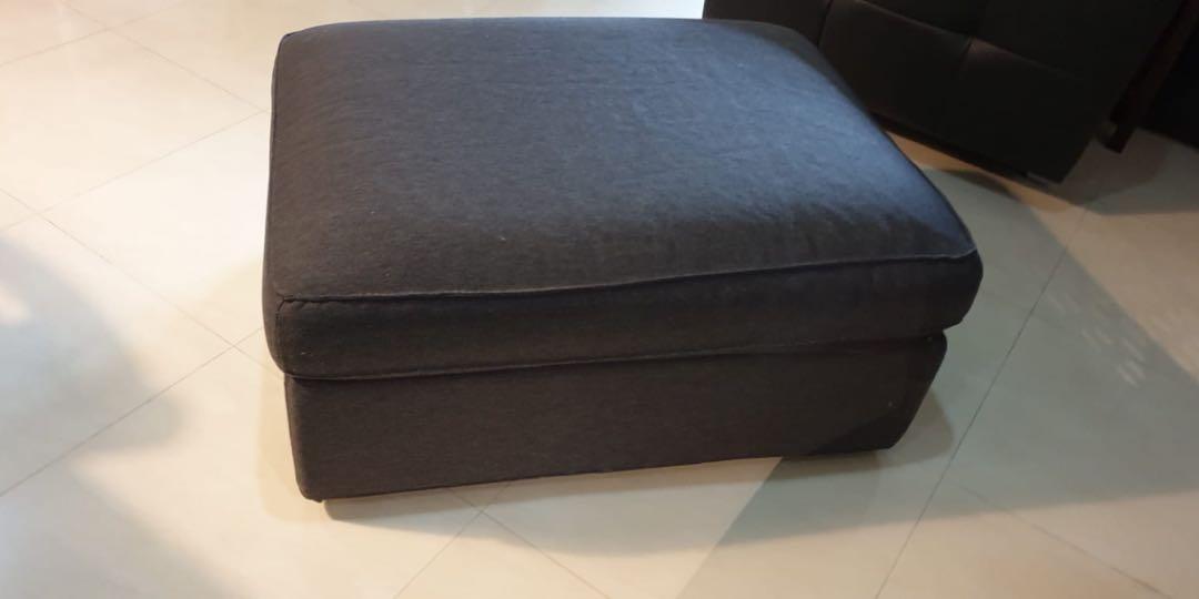Ikea kivik sofa foot rest, Furniture & Home Living, Furniture, Sofas on Carousell