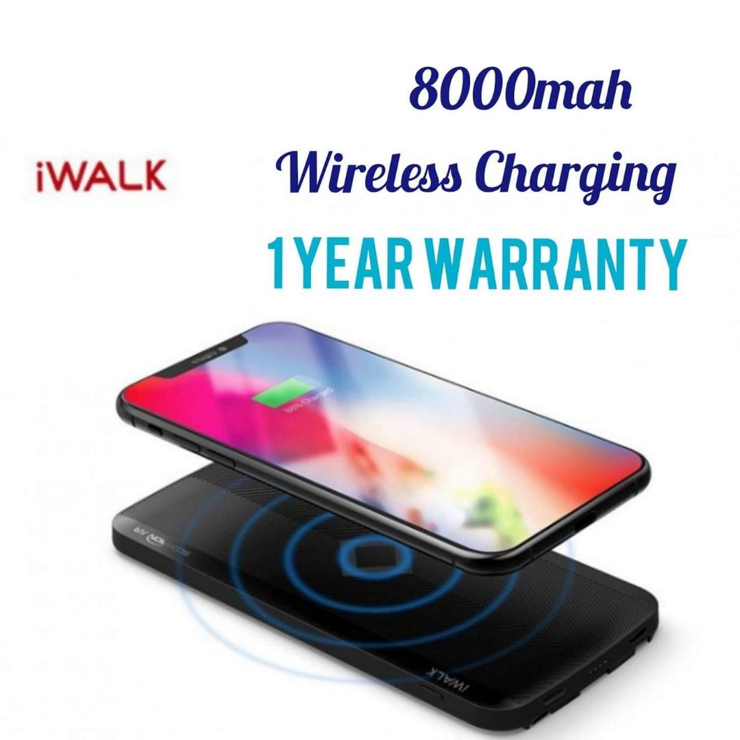 Iwalk Wireless Powerbank 8000mah Mobile Phones Tablets Mobile