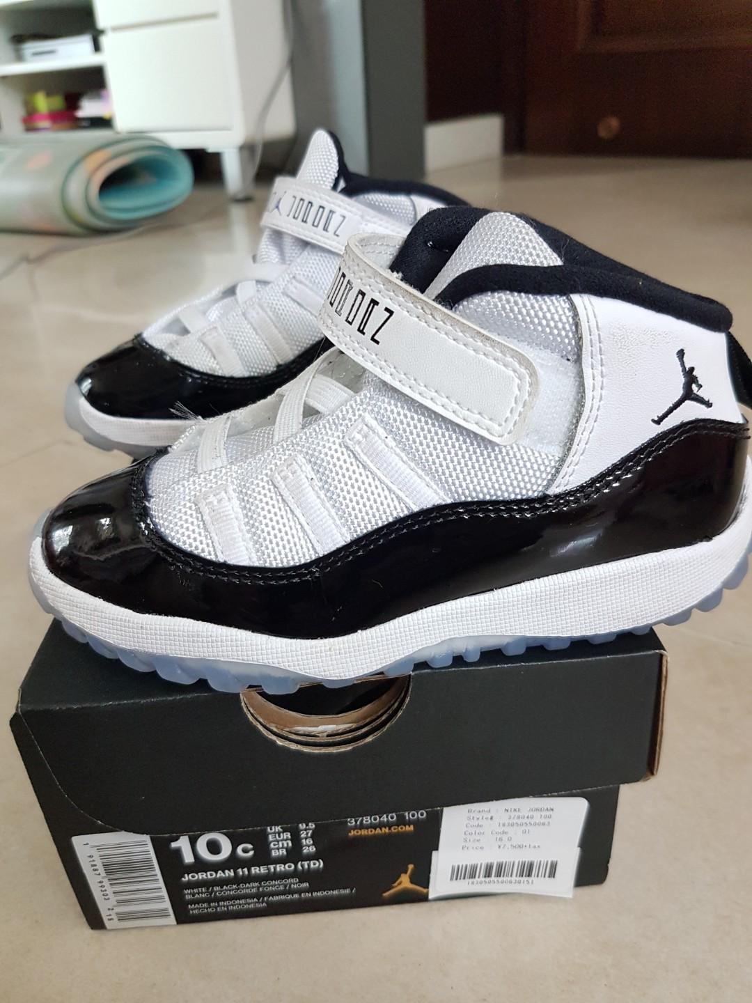 jordan 11 kid size