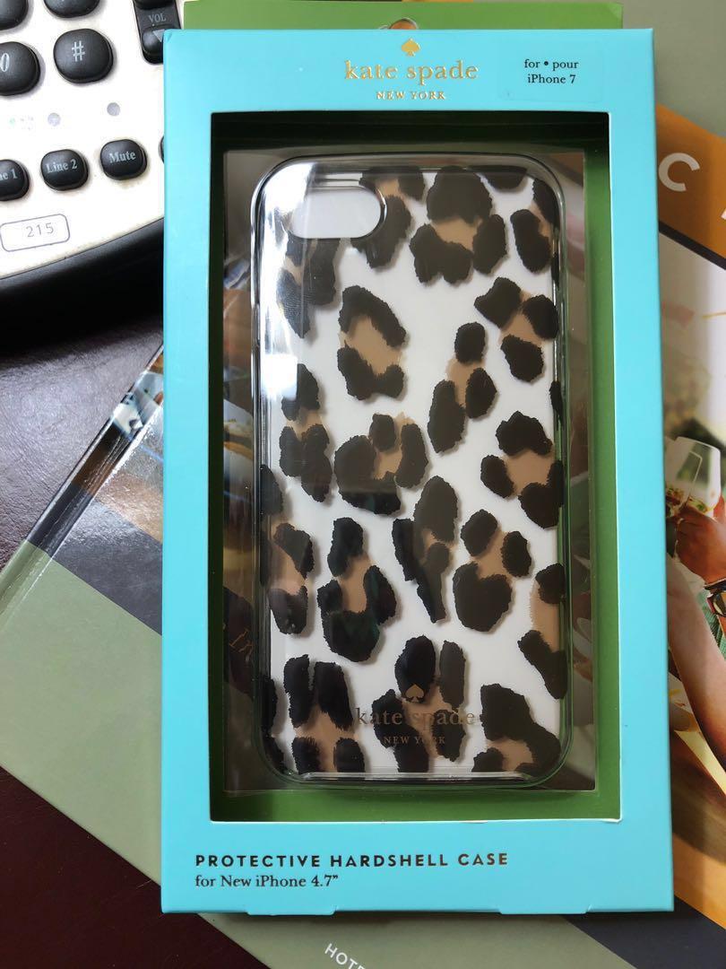 Kate Spade iPhone 7/8 case Leopard Clear, Mobile Phones & Gadgets, Mobile &  Gadget Accessories, Cases & Sleeves on Carousell