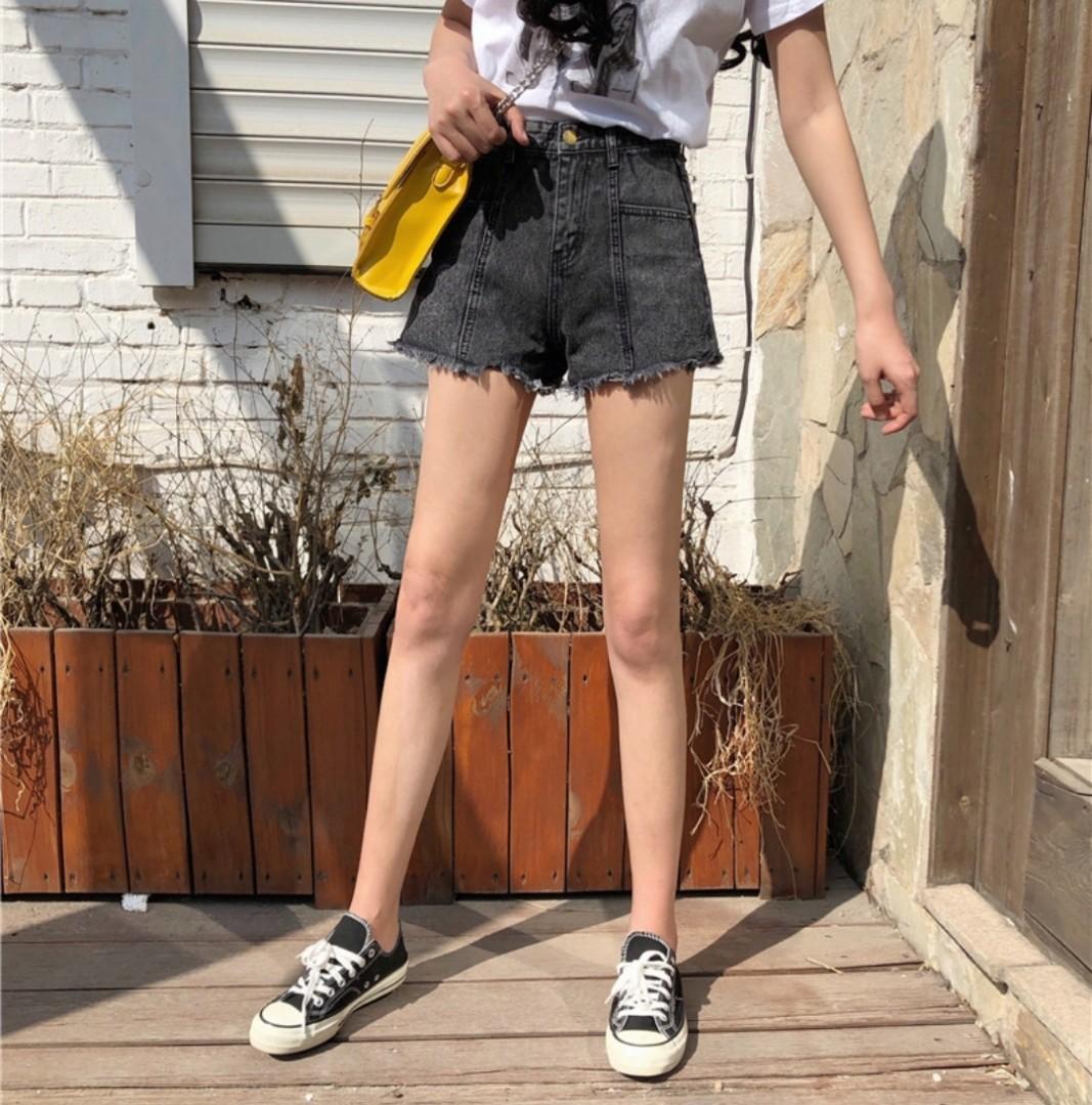 Korean shop jean shorts
