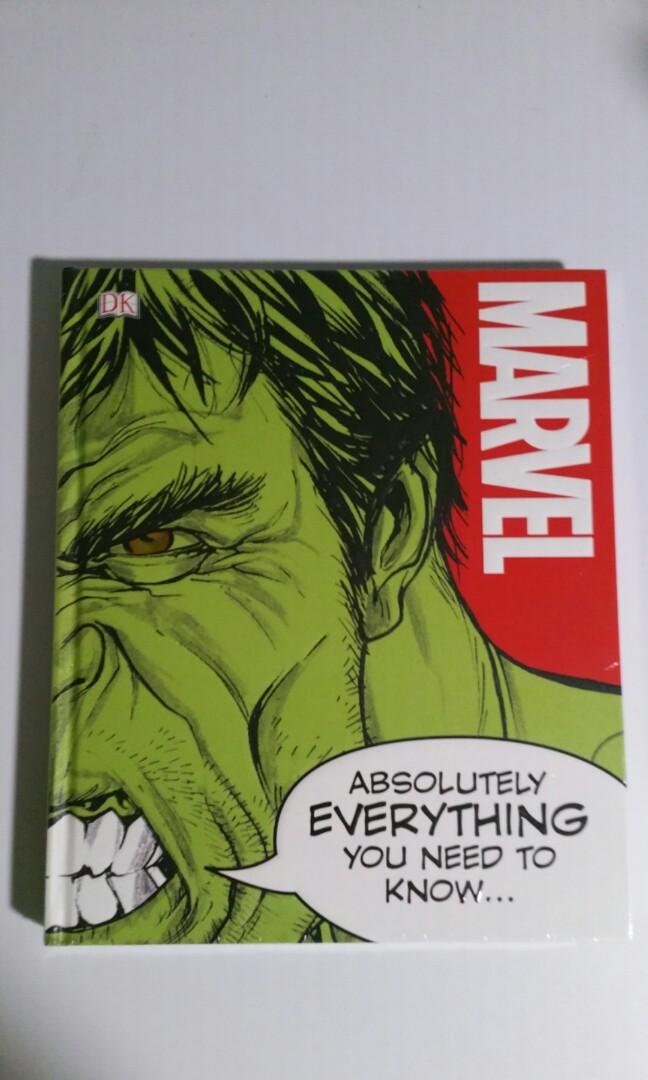 Marvel Everything Marvel Absolutely Everything You Need To Know, Hobbies & Toys, Books ...