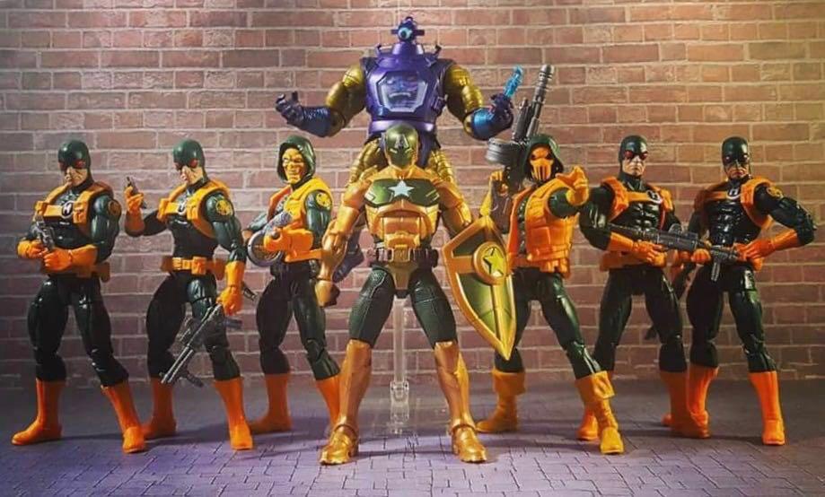Marvel legends arnim zola top and supreme captain america