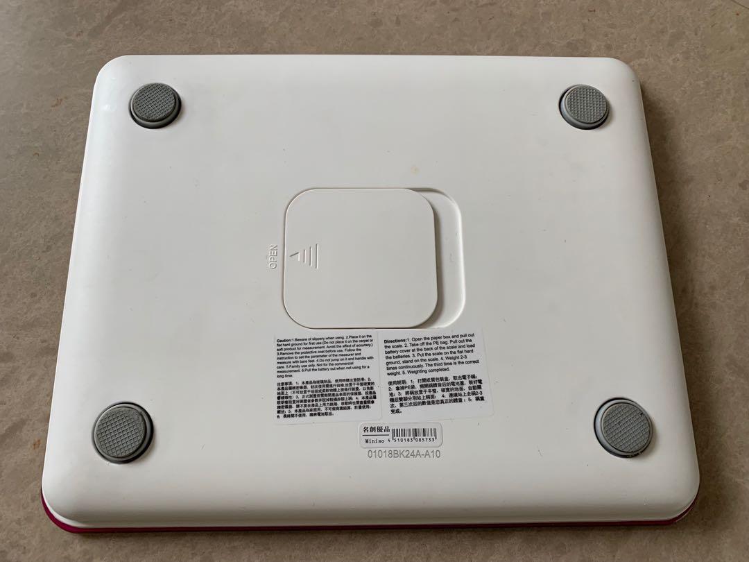 Miniso Body Weighing Scale, Health & Nutrition, Health Monitors